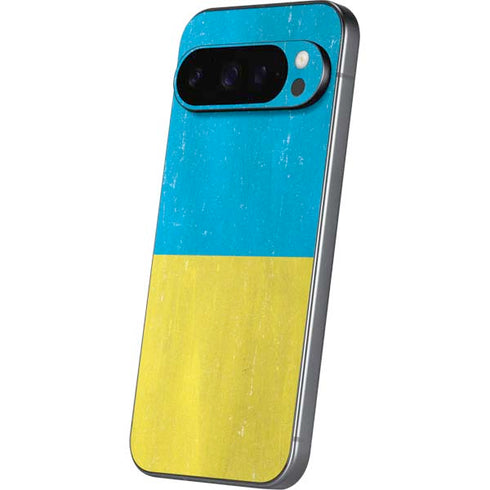 Ukraine Flag Distressed Google Pixel 9 Pro Skin